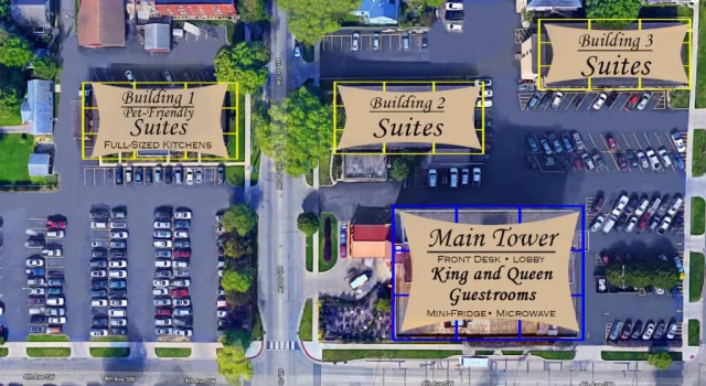 Номер Standard Centerstone Plaza Hotel Soldiers Field - Mayo Clinic Area