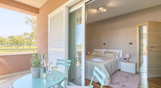 Апартаменты Deluxe с 3 комнатами с балконом Adriatic Apartments