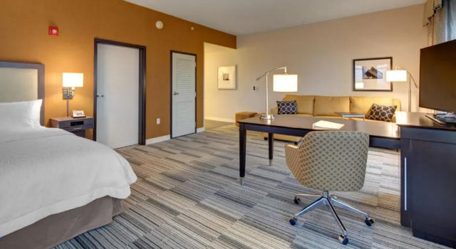 Студия с балконом Hampton Inn & Suites - Roanoke-Downtown, VA
