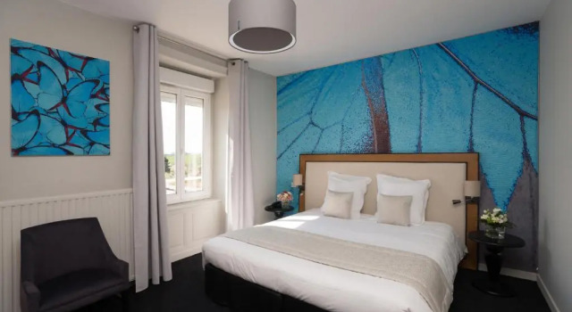 Двухместный номер Deluxe Logis Hôtel Le Tisseur des Saveurs