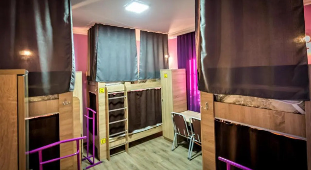 Lit en dortoir (dortoir féminin) DA Hostel Almaty