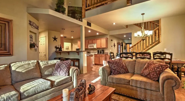 Mountain Cabin Retreat w/ Game Room, Patio & Views