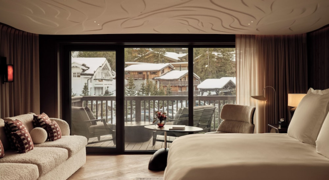 Люкс Deluxe Rosewood Courchevel Le Jardin Alpin