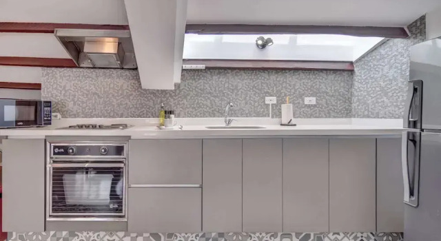 w Delightful 1BR With Terrace in Zona T, Забронировать Апартаменты/квартира Апартаменты Богота, рядом с Парк 93, Апартаменты/квартира