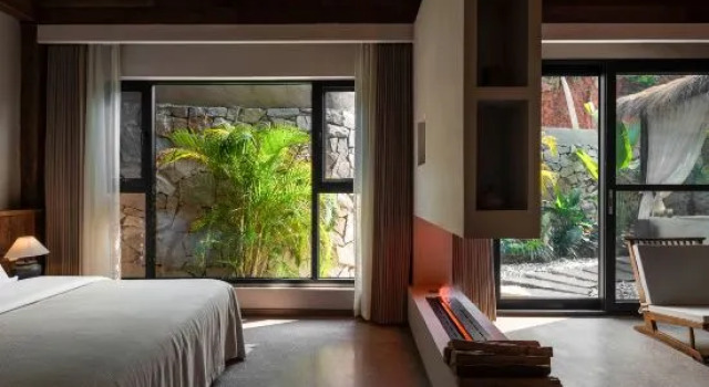 Люкс Superior с видом на внутренний двор Xishuangbanna Jinghong Suyin Banshan Panoramic Villa B&B