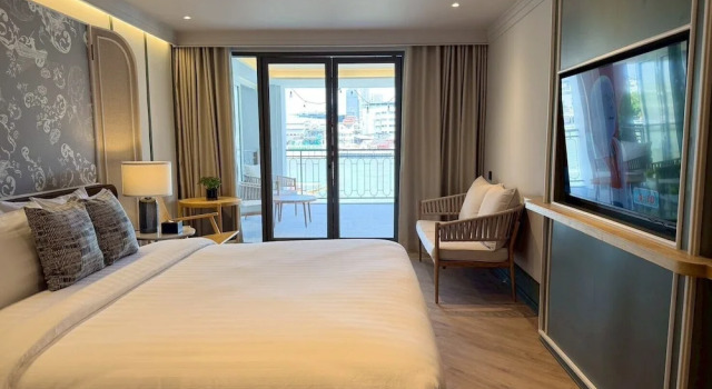 Двухместный номер Deluxe с балконом и с видом на реку The Quarter Chaophraya by UHG - Riverfront Hotel, Walk to ICONSIAM