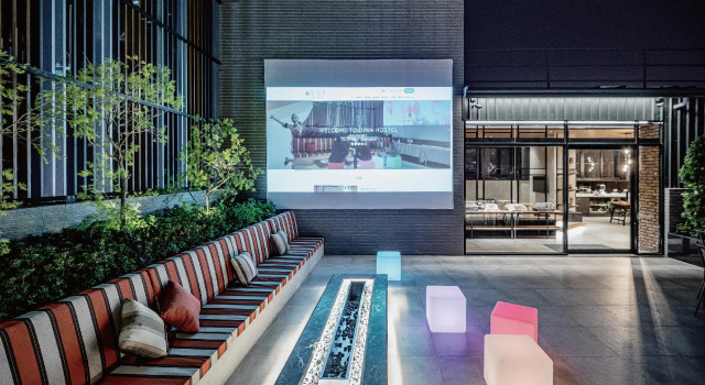 Кровать в общем номере Island Heart Tainan Hotel