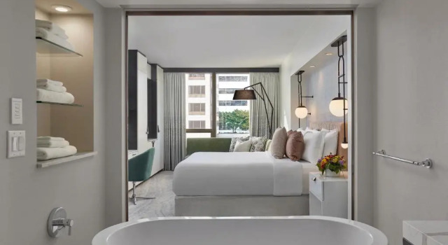 Двухместный номер Deluxe Hotel 1000, In The Unbound Collection By Hyatt