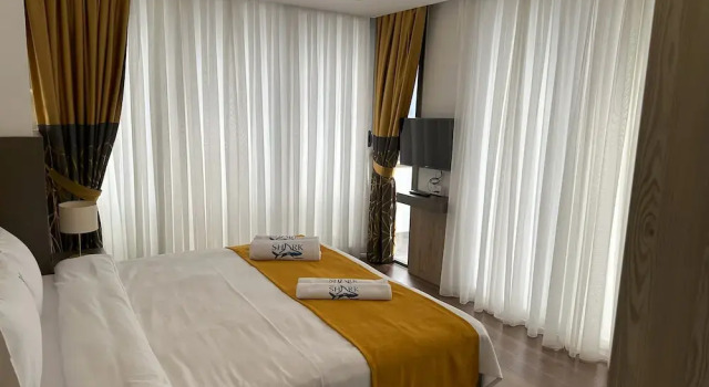 Standardní Rodinný pokoj a částečným výhledem na moře Nurel Shark Residence