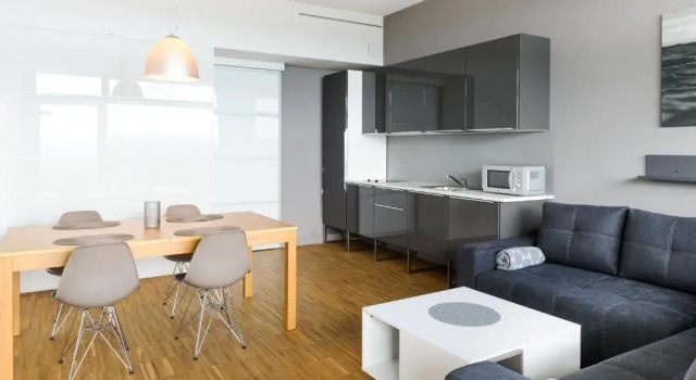 Апартаменты Deluxe Apartament Blue i Grey na Klifie