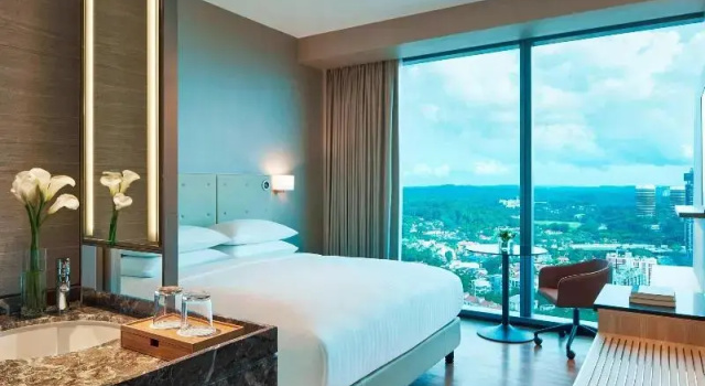 Двухместный номер Standard с красивым видом из окна Courtyard by Marriott Singapore Novena