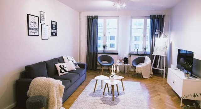 Апартаменты Comfort с 2 комнатами с балконом и с видом на город Comfortable Apartments