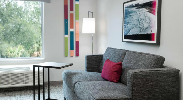 Четырёхместная студия Hampton Inn & Suites Cape Canaveral Cruise Port, Fl