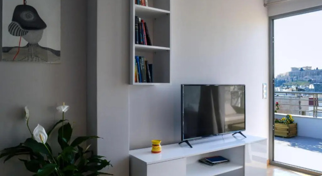 Acropolis View Rooftop Apartment Athens, Забронировать Апартаменты/квартира Апартаменты Афины, рядом с Turkish Embassy Athens, Апартаменты/квартира