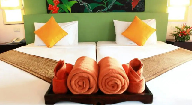Номер Deluxe с балконом и с видом на море Koh Ngai Cliff Beach Resort