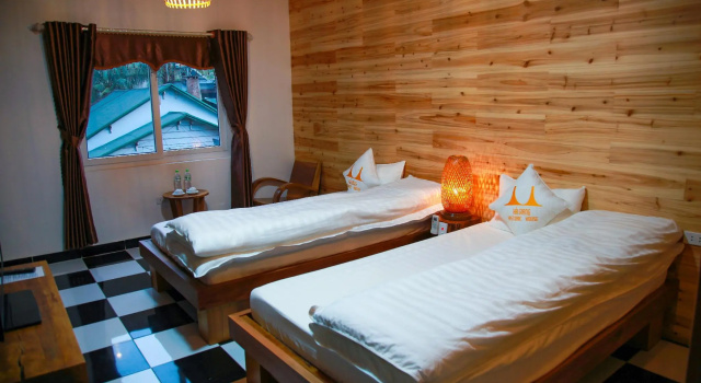 Двухместный номер Deluxe с видом на горы Eco Historic House & Ha Giang Loop