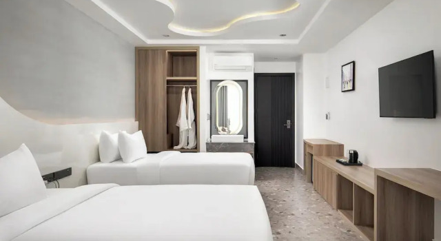 Двухместный номер Deluxe с балконом Chaiya Palace Hotel