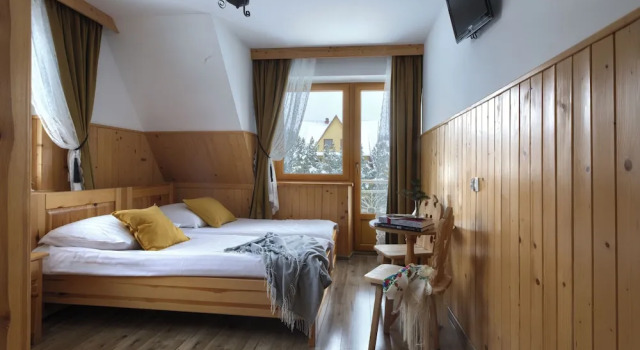 Двухместный номер Standard с балконом и с видом на горы Gościna u Maryny & SPA pod Tatrami