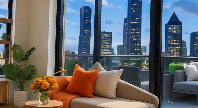 Номер Standard Пентхаус с 2 комнатами Aura on Flinders Serviced Apartments