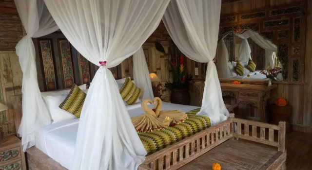 Honeymoon Green Villa, Rezervovat Vila Chaty v Bali, Chalupa