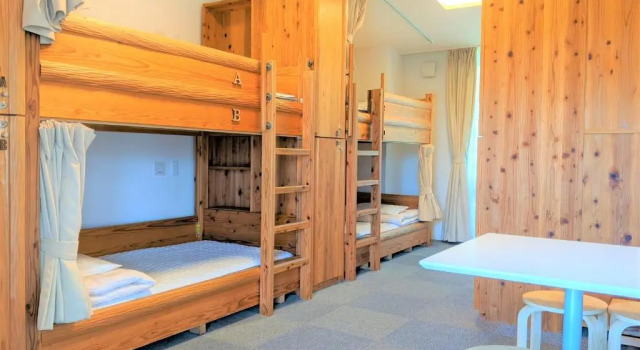 Кровать в общем номере (женский номер) Kyoto Utano Youth Hostel
