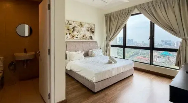 Люкс Дуплекс с 2 комнатами Modern Melaka City Apartments Near Jonker St