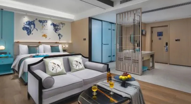 Двухместный люкс с видом на реку Kyriad Marvelous Hotel (Hunan Financial Center)