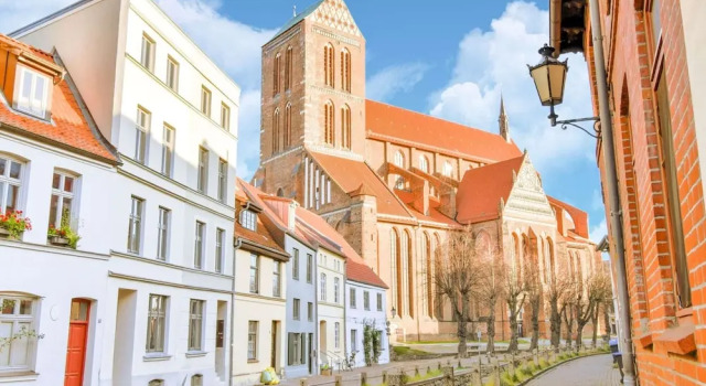 Апартаменты Ferienwohnung in Wismar im Stadtzentrum