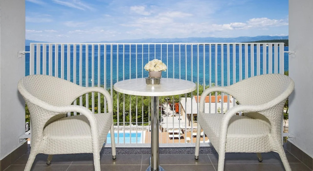 Семейный номер Standard с 2 комнатами с балконом и с видом на море Hotel Vila Rova