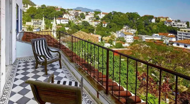 Двухместный номер Deluxe с балконом и с красивым видом из окна Santa Teresa Hotel Rio de Janeiro - MGallery Collection