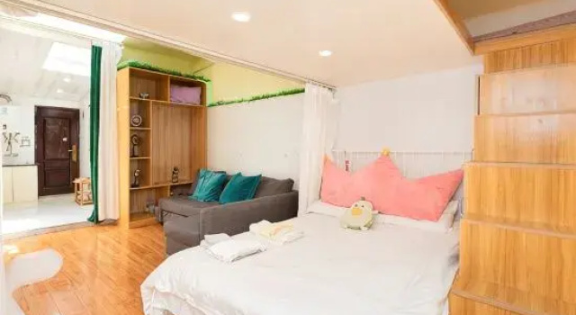 Люкс c 1 комнатой Shanghai Adu 888 Featured Homestay