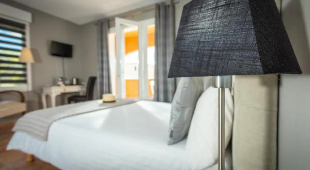 Havuz manzaralı Standart çift kişilik oda Hôtel Saint Geniès