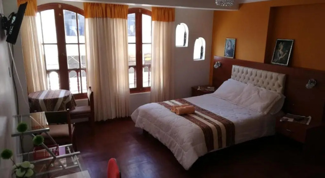 Habitación doble Estándar con balcón Korisonqo Casa Hospedaje