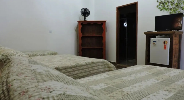 Четырёхместный номер Standard Pousada Campestre Vila Tiradentes