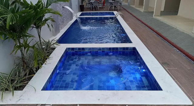 Апартаменты с видом на бассейн Lindo apartamento pé na areia em Cabo Gaibú prox Porto de galinhas