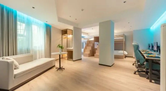 Кровать в общем номере Jiguangjing E-Sports Hotel