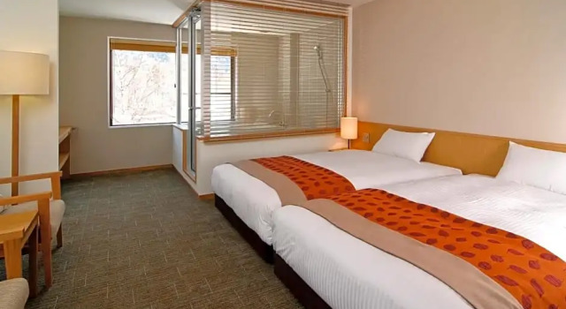 Номер Standard с красивым видом из окна Kamikochi Lemeiesta Hotel