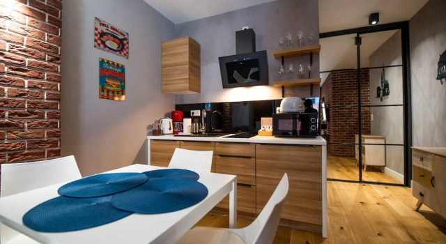 Номер Comfort City Lights Kazimierz