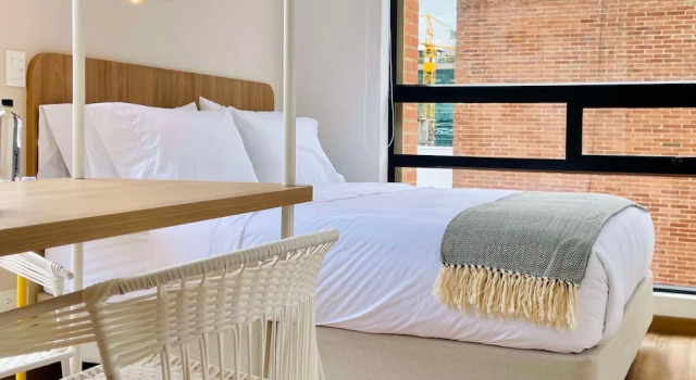 w Magnificent Loft With Perfect View, Забронировать Апартаменты/квартира Апартаменты Богота, рядом с Парк 93, Апартаменты/квартира