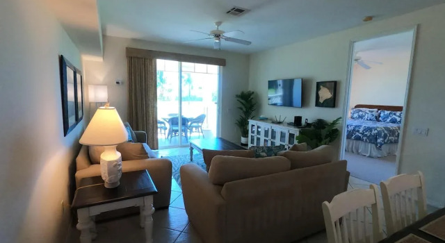 Двухместная вилла с балконом и с видом на поле для гольфа Fairway Villas Waikoloa I21