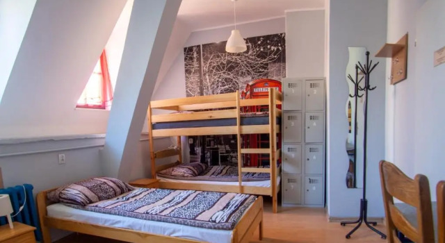 Bett im Wohnheim Hostel Universus
