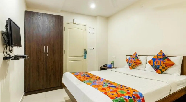 Номер Deluxe FabHotel Vjr - Hotel in Hsr Layout, Bangalore