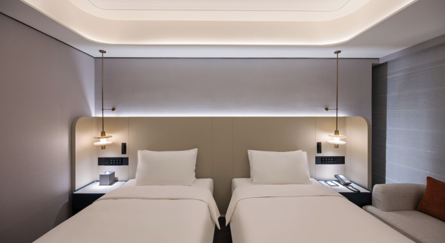 Двухместный номер Deluxe Novotel Shanghai Xuhui Riverside