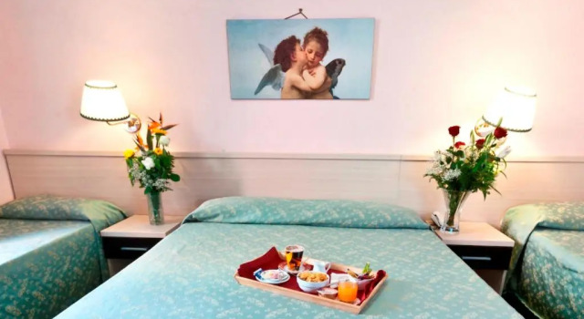 Четырёхместный номер Hotel Priscilla
