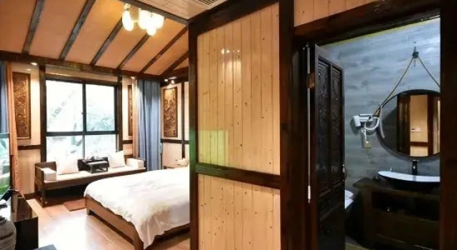 Люкс Deluxe Tianmu Lake Qian Family Compound B&B