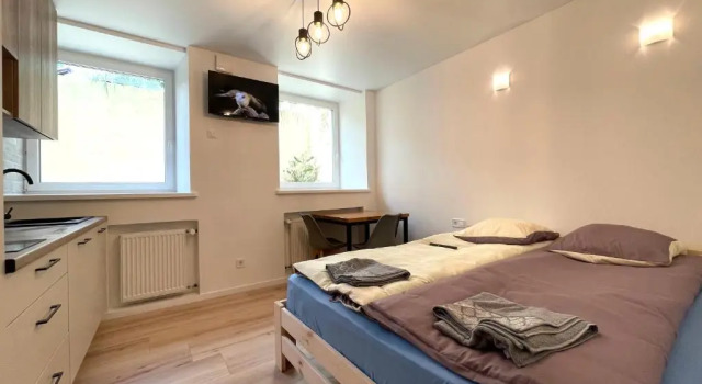 Modern guest house in city center I Room 2, Prenota Affittacamere Hotel economici a Contea di Vilnius