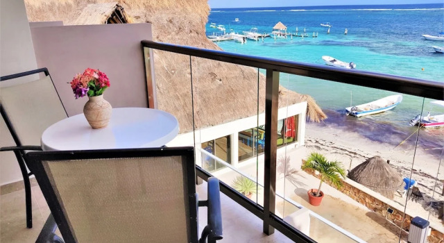 Номер Deluxe с видом на море Hacienda Morelos Beachfront Hotel