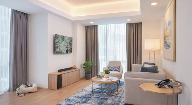 Одноместный номер Deluxe c 1 комнатой Somerset Valero Makati