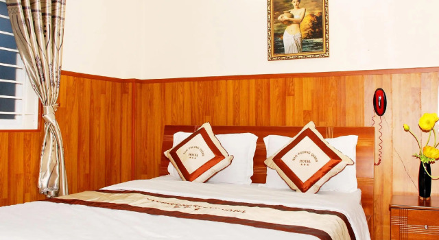 Двухместный номер Deluxe с балконом Nam Phuong Hoang Hau Hotel