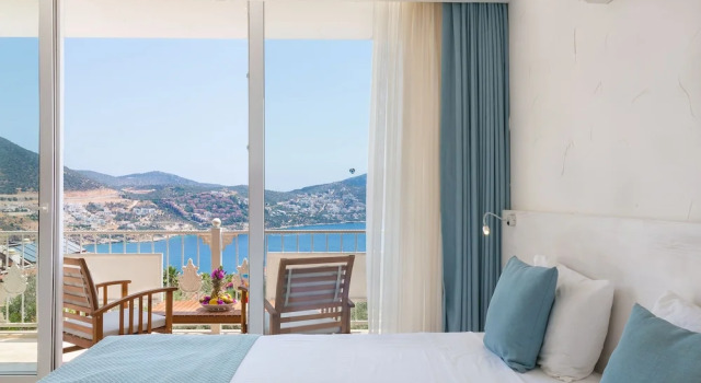 Номер Deluxe с видом на море Kalkan Oasis Hotel - Adults Only